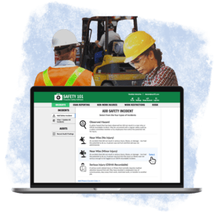 Safety 101 helps any company, college, university, government agency, city or any other organization proactively manage their safety program with workplace safety software